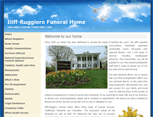 Tablet Screenshot of iliff-ruggierofuneralhome.com